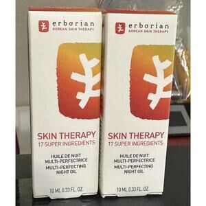 Erborian 2x Skin Therapy Multi-Perfecting Night Oil (0.33 fl oz) NIB